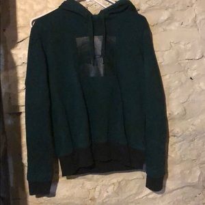 Dark green under armour hoodie